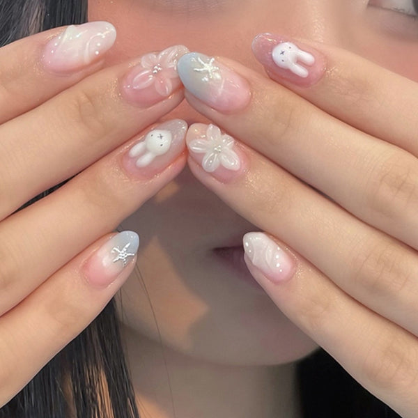 30 Pcs Press On Nails Z1221