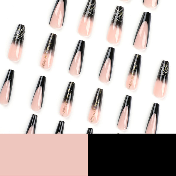 12 Sizes-24 Pcs Press On Nails JP3028
