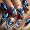 12 Sizes-24 Pcs Press On Nails Y1798