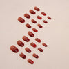 12 Sizes-24 Pcs Press On Nails Z745