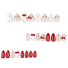 12 Sizes-24 Pcs Press On Nails JP4025