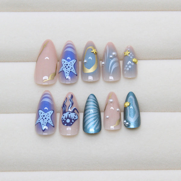 12 Sizes-24 Pcs Press On Nails Z992