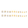 12 Sizes-24 Pcs Press On Nails K014