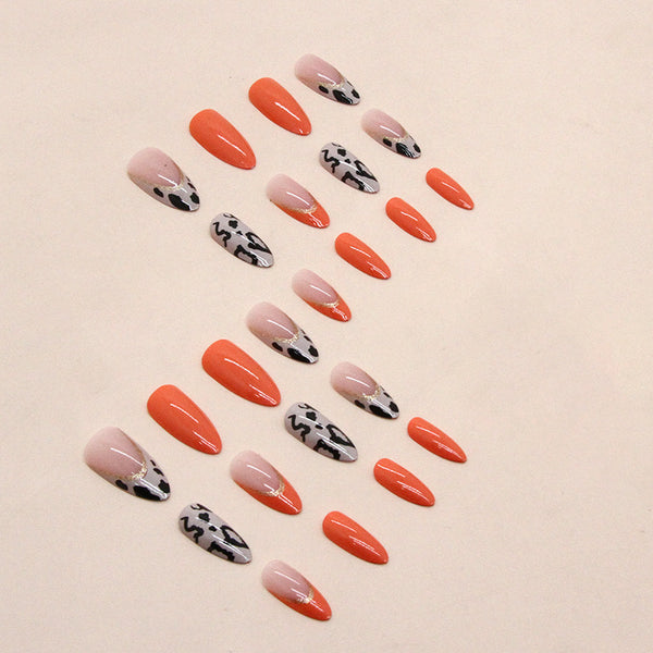 12 Sizes-24 Pcs Press On Nails W712