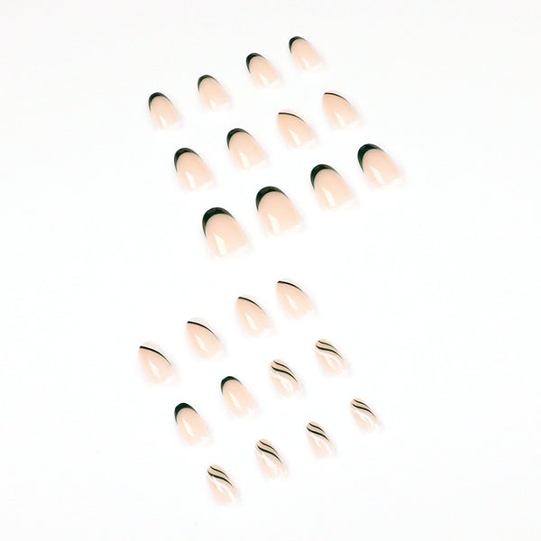 12 Sizes-24 Pcs Press On Nails JP1521