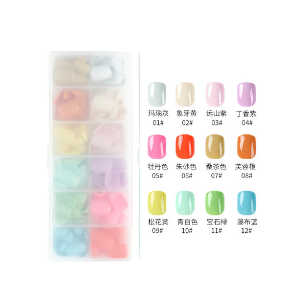 12 Sizes-24 Pcs Press On Nails HZ05