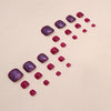 12 Sizes-24 Pcs Press On Nails F115