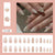 12 Sizes-24 Pcs Press On Nails Z1104