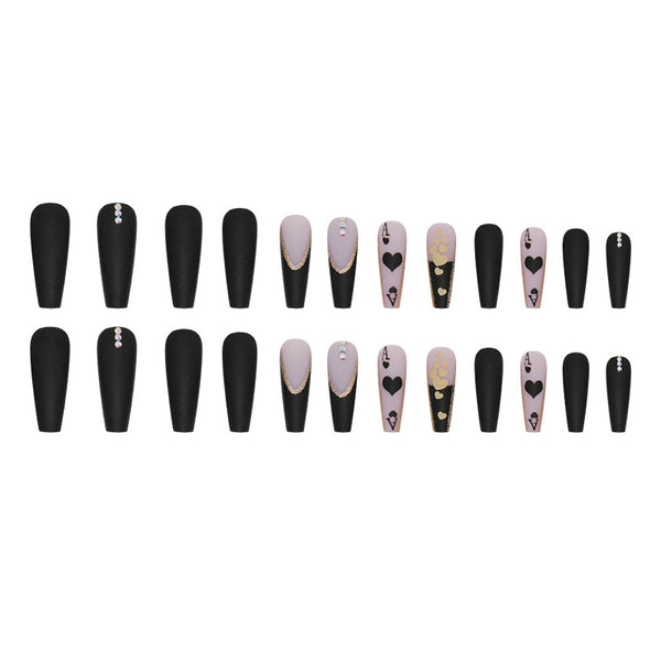 12 Sizes-24 Pcs Press On Nails Z803