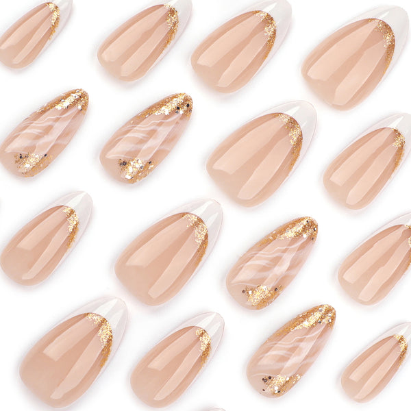 12 Sizes-24 Pcs Press On Nails JP3518