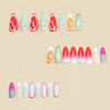 12 Sizes-24 Pcs Press On Nails Y1282