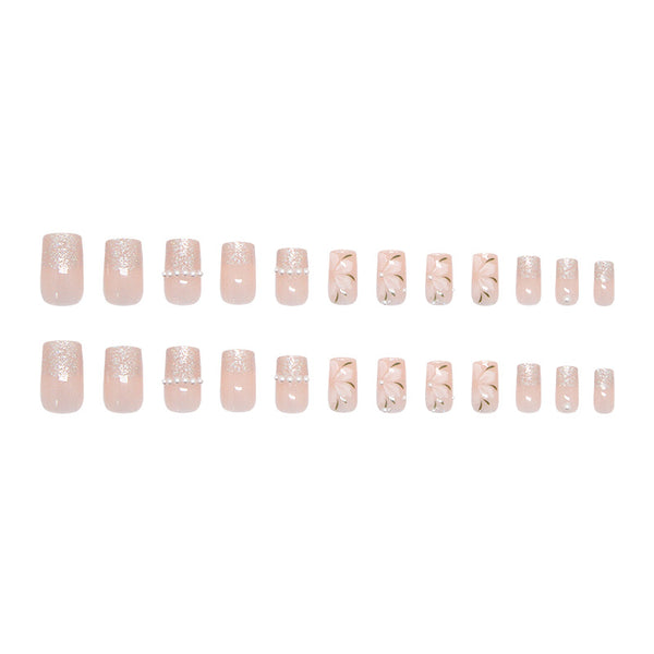 12 Sizes-24 PcsPress On Nails Z1146