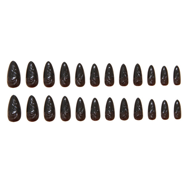 12 Sizes-24 Pcs Press On Nails W1706