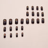 12 Sizes-24 Pcs Press On Nails W1866