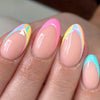 12 Sizes-24 Pcs Press On Nails W1117