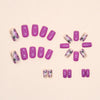 12 Sizes-24 Pcs Press On Nails W481