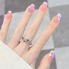 12 Sizes-24 Pcs Press On Nails R763