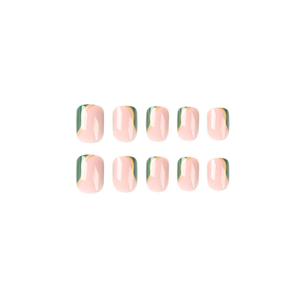 12 Sizes-24 Pcs Press On Nails JP2082