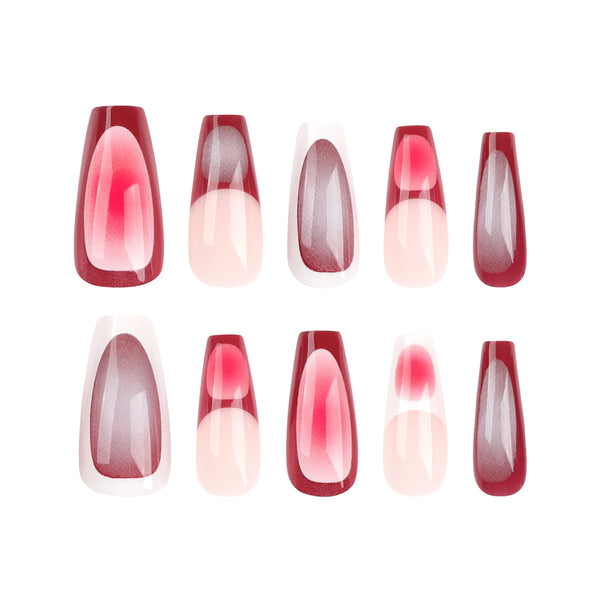 12 Sizes-24 Pcs Press On Nails JP3502