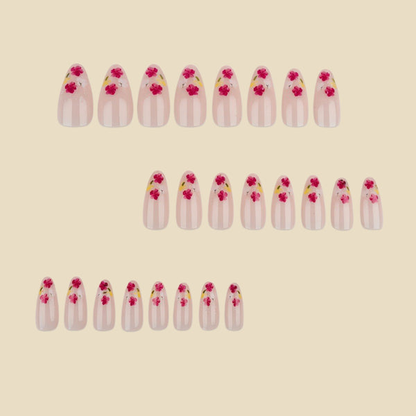 12 Sizes-24 Pcs Press On Nails y2066-z-24