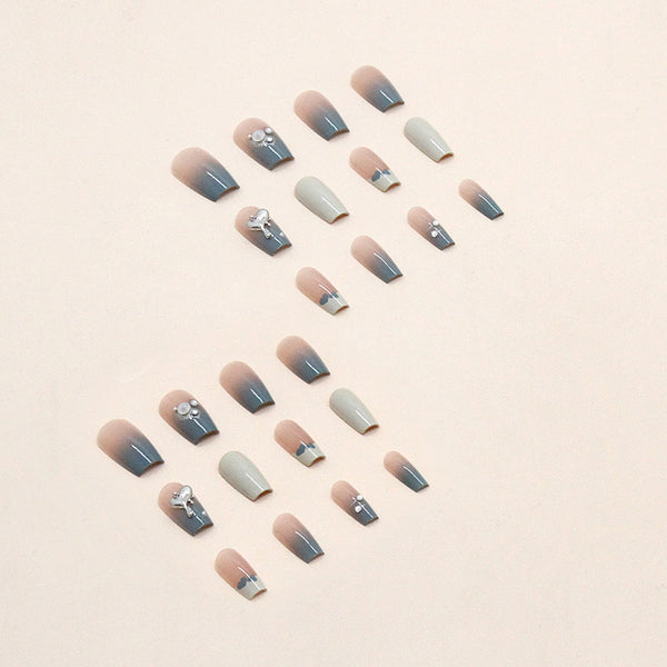 12 Sizes-24 Pcs Press On Nails Z615