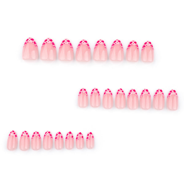 12 Sizes-24 Pcs Press On Nails JP3630