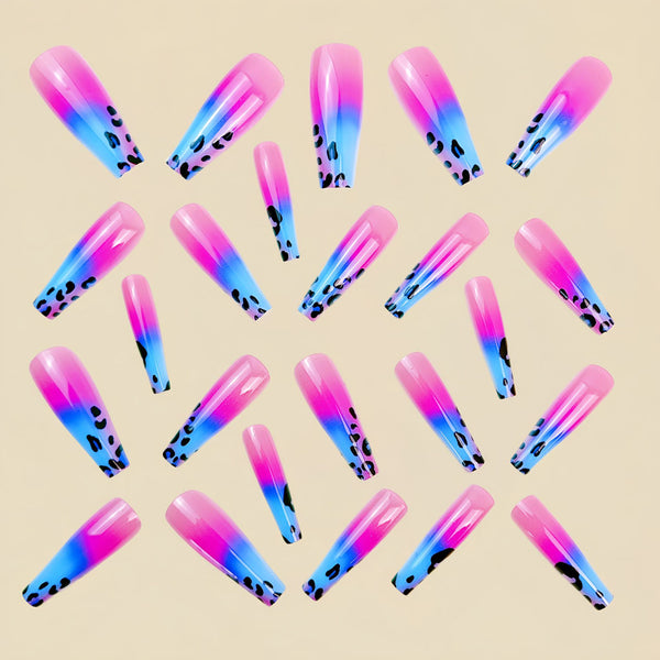 12 Sizes-24 Pcs Press On Nails Y708