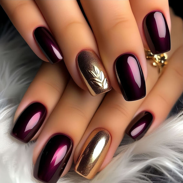 12 Sizes-24 Pcs Press On Nails Y1422