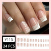 12 Sizes-24 Pcs Press On Nails Y113