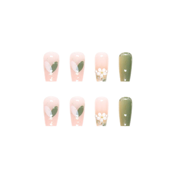 12 Sizes-24 Pcs Press On Nails Z423