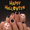 12 Sizes-24 Pcs Press On Nails C1100