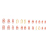 12 Sizes-24 Pcs Press On Nails R947