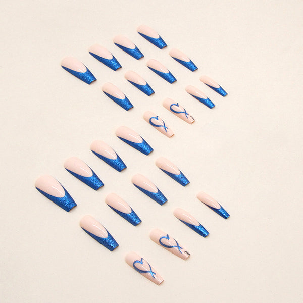 12 Sizes-24 Pcs Press On Nails W478