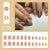 12 Sizes-24 Pcs Press On Nails W2036
