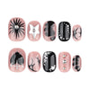 12 Sizes-24 Pcs Press On Nails JP4116