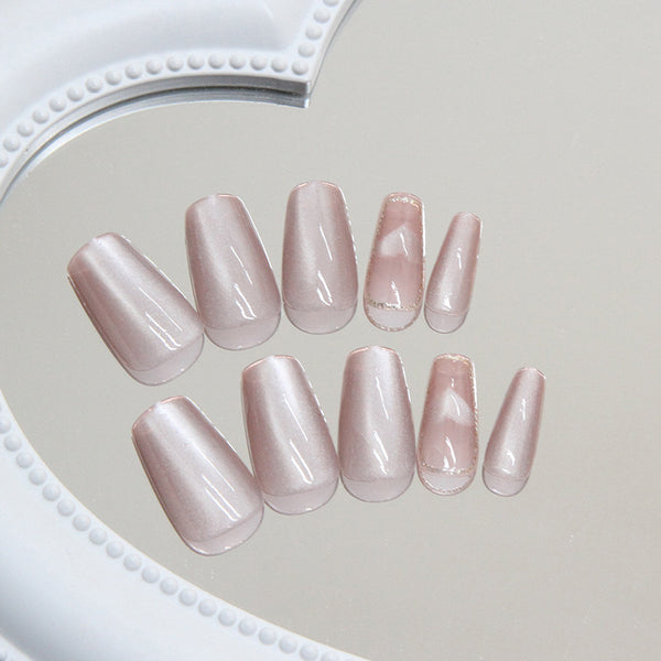 12 Sizes-24 Pcs Press On Nails MY023