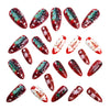 12 Sizes-24 Pcs Press On Nails Y1240