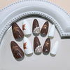 12 Sizes-24 Pcs Press On Nails Z1022