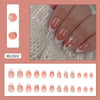 12 Sizes-24 Pcs Press On Nails W2002