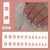 12 Sizes-24 Pcs Press On Nails W2002