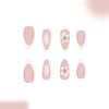 12 Sizes-24 Pcs Press On Nails C1055