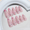 12 Sizes-24 Pcs Press On Nails W1893