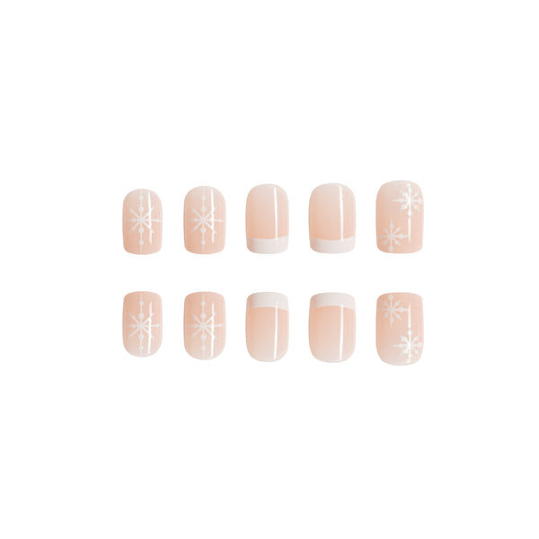 12 Sizes-24 Pcs Press On Nails C072