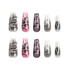 Butterfly Glossy Long Press on Nails