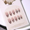12 Sizes-24 Pcs Press On Nails JL0686