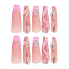 12 Sizes-24 Pcs Press On Nails JP2759