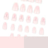 12 Sizes-24 Pcs Press On Nails JP4106