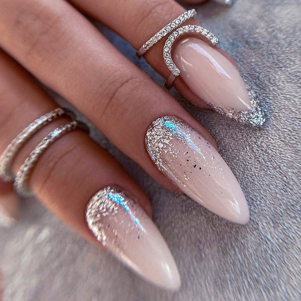 12 Sizes-24 Pcs Press On Nails W817
