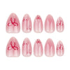 Almond Medium Pink Press on Nails