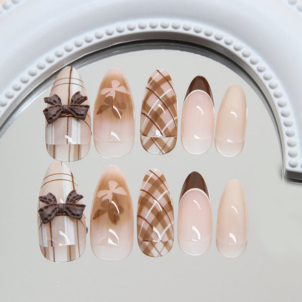 12 Sizes-24 Pcs Press On Nails Z994